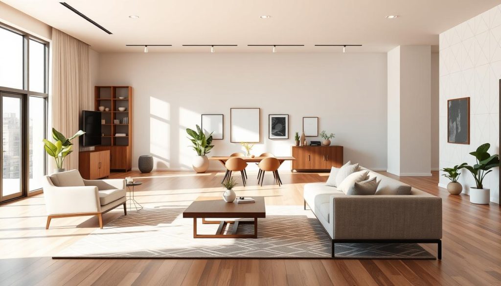 co-living spaces with modern furnishings
