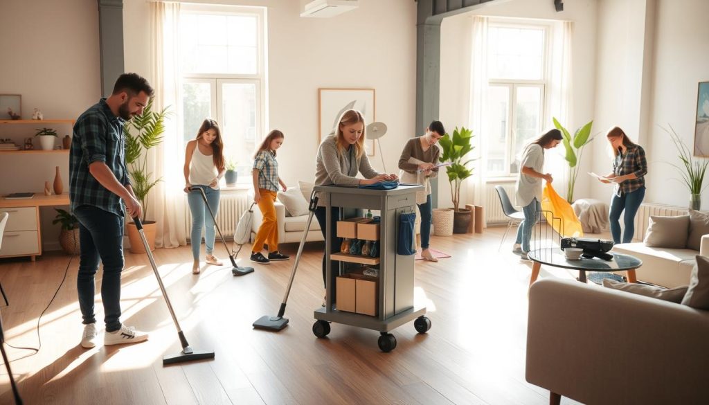 coliving cleaning