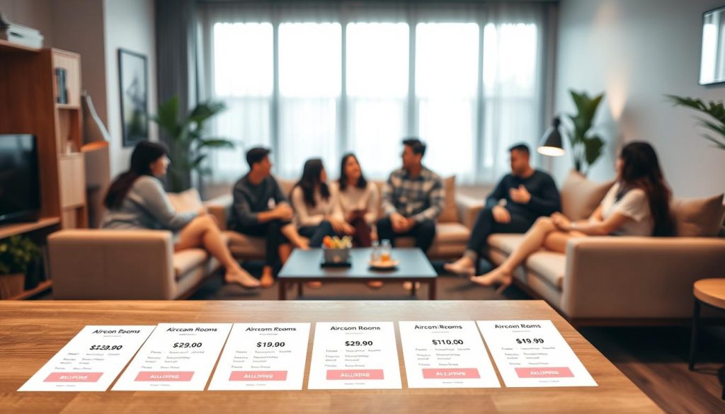 coliving pricing