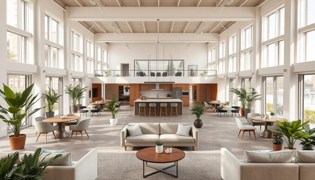 premium co-living community spaces