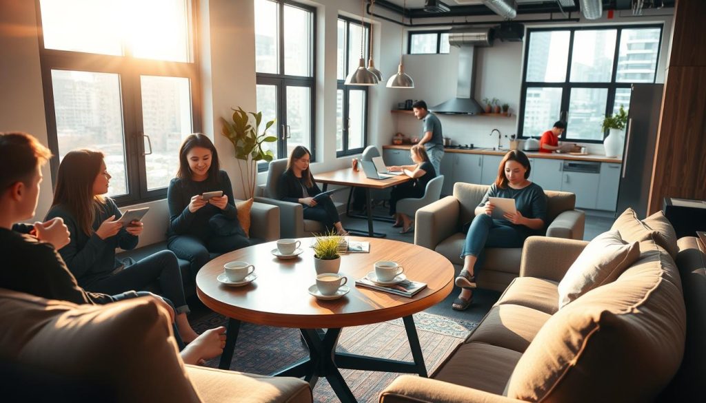 co-living daily life