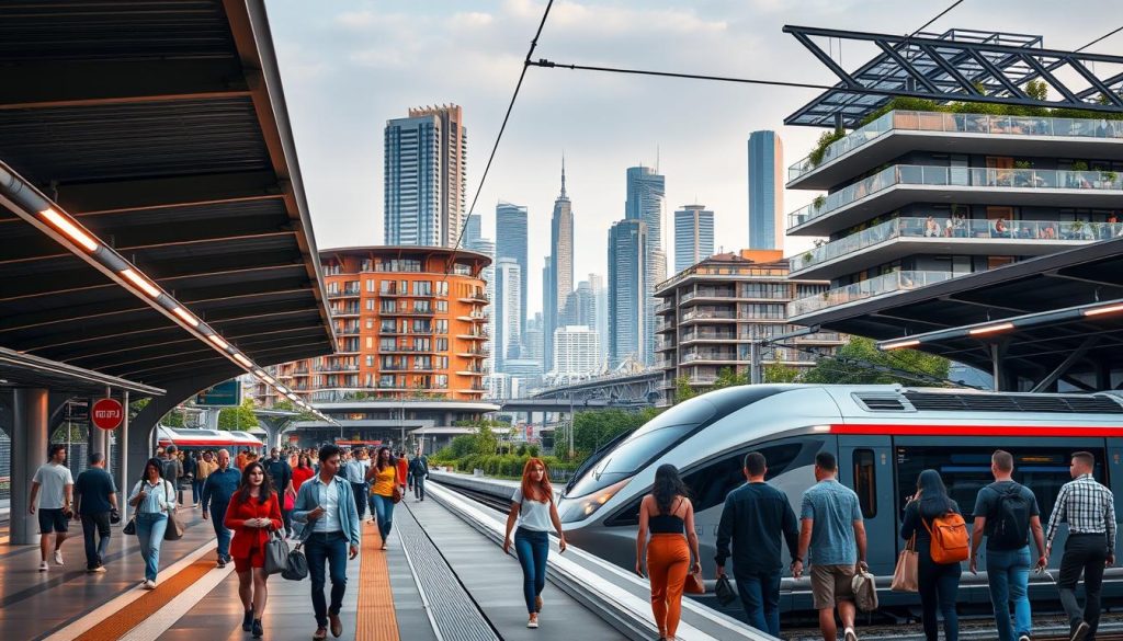 co-living public transport