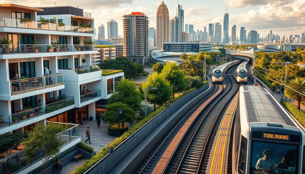co-living transport links