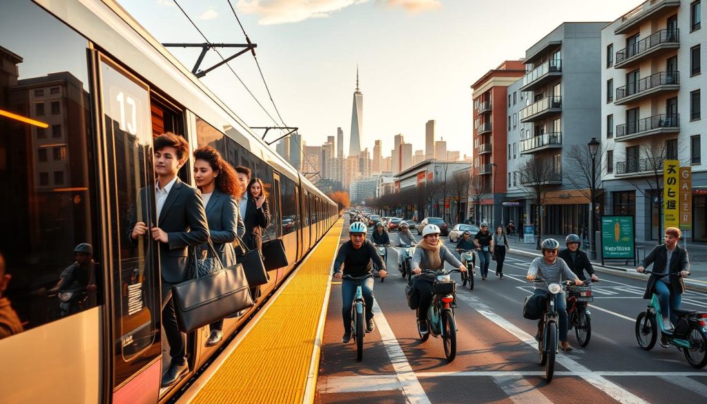 commuting from co-living spaces