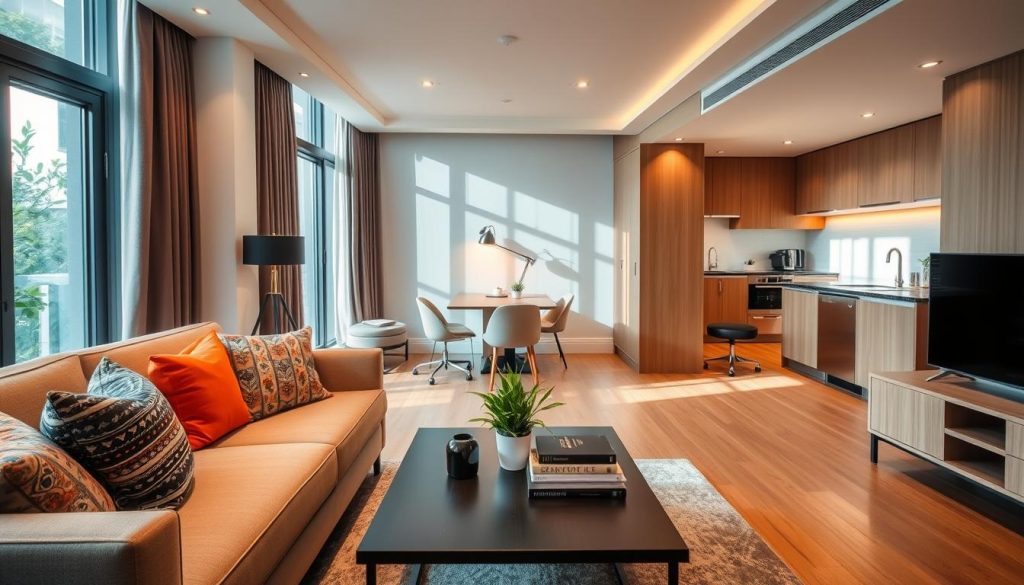 fully furnished rooms